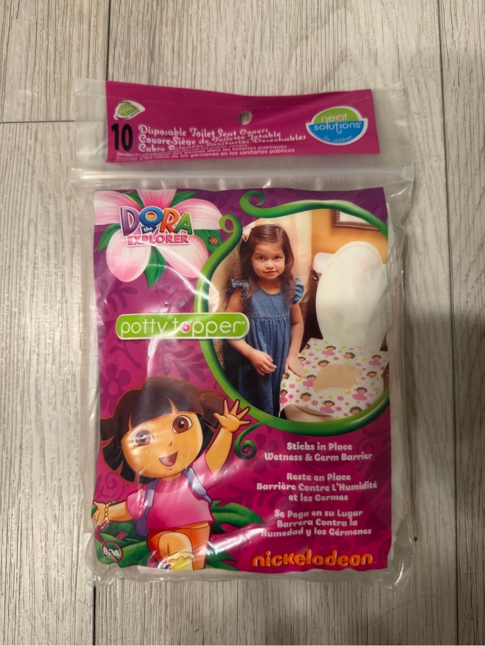 Dora The Explorer Toilet Seat Covers Potty Topper Disposable 10 Ct New Sealed